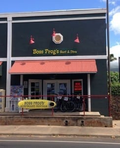 Boss Frog's Kaanapali Snorkel Rentals Store Front
