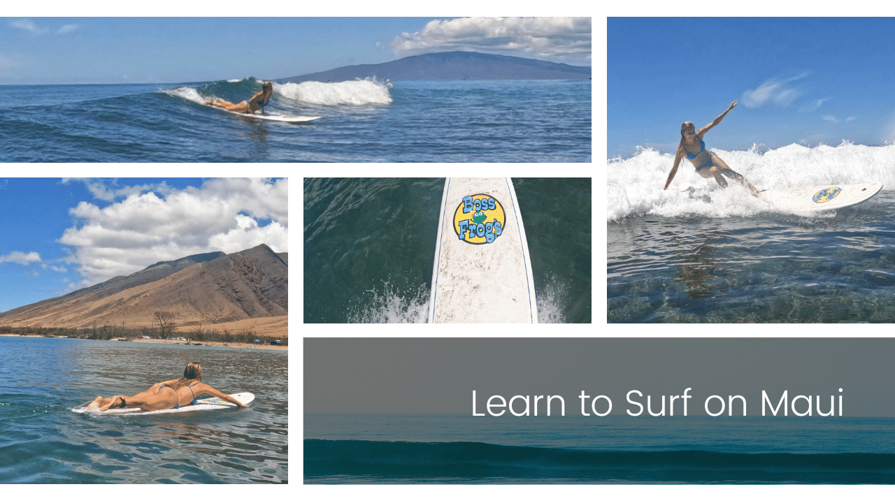 Learn to surf Maui