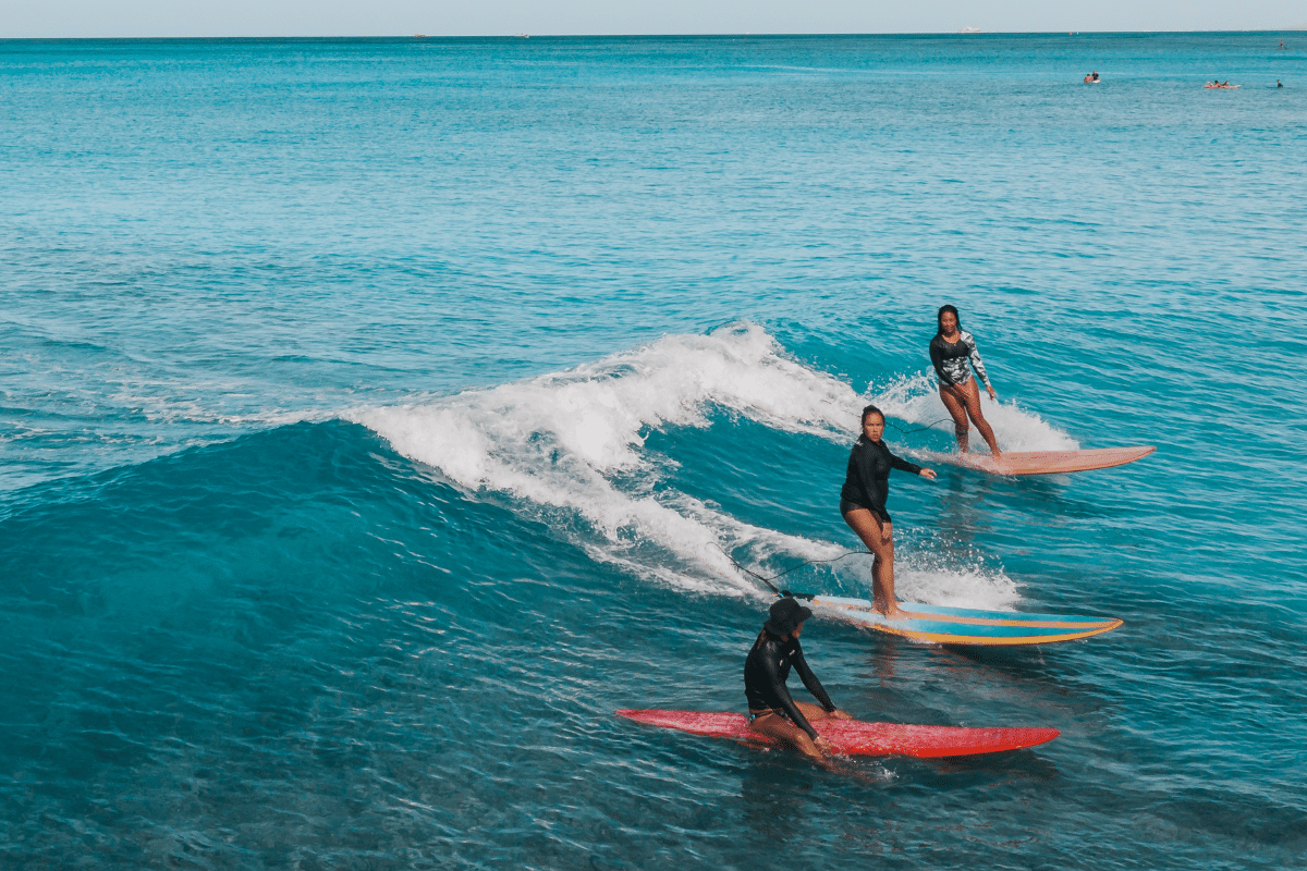 Surfing in Lahaina